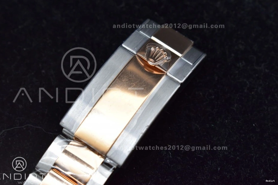 Steel Yacht-Master SS 904L Bracelet Dial 1:1 Best Gold Edition On VR3235 126621 Rose Black Clean Plated 0426